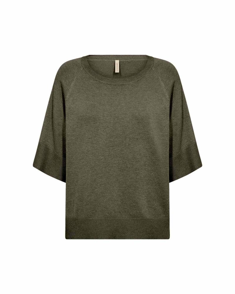 Dollie 791 Pullover Women Grape Leaf Melange | Smilebutiken - Soyaconcept