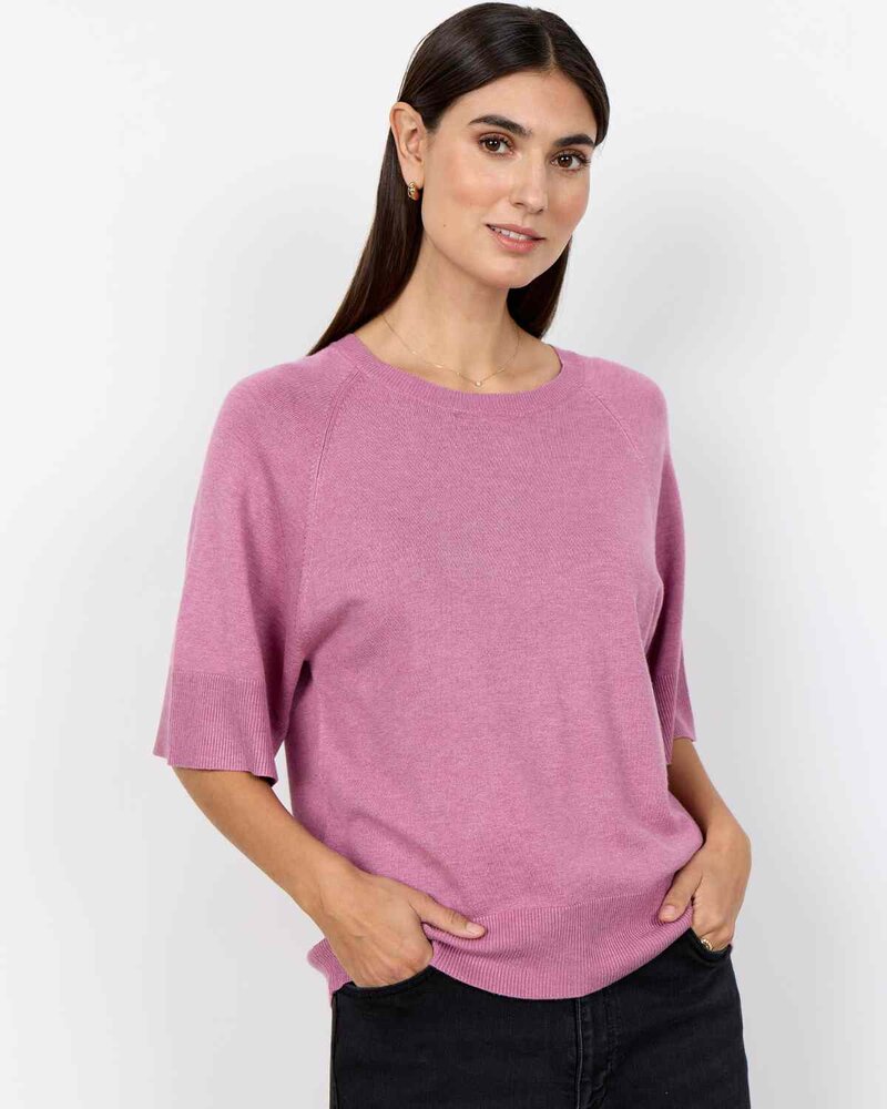 Dollie 791 Pullover Women Mauve Orchid Melange | Smilebutiken - Soyaconcept