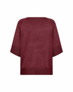 Dollie 791 Pullover Dam Oxblood Red Melange | Smilebutiken - Soyaconcept