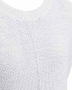 ES Tapper Knitted Vest Women Brilliant White | Smilebutiken - Freequent