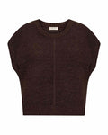 ES Tapper Knitted Vest Women Coffee Bean | Smilebutiken - Freequent