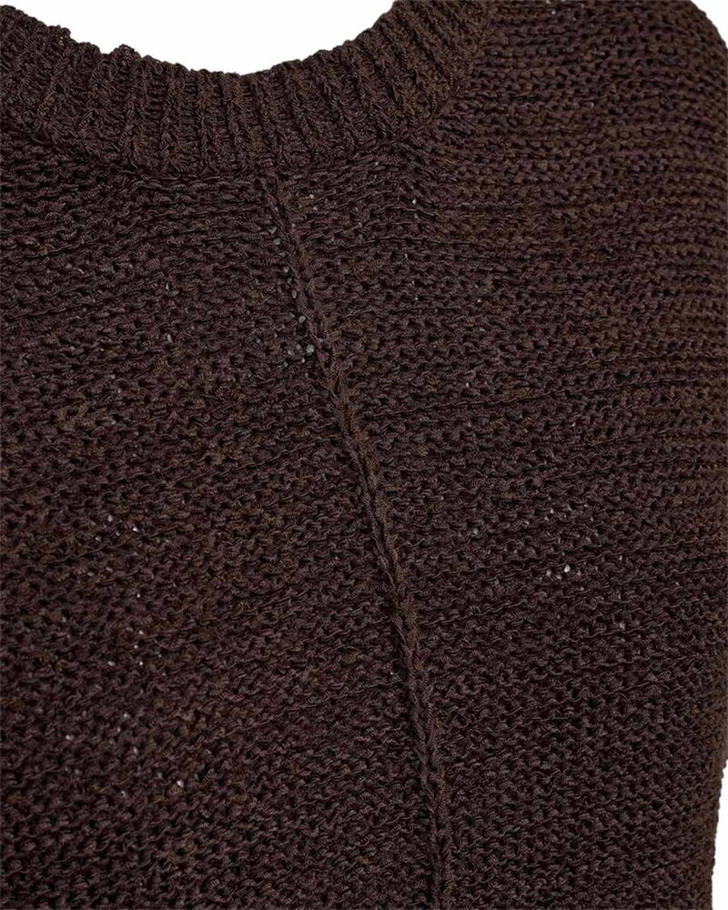 ES Tapper Knitted Vest Women Coffee Bean | Smilebutiken - Freequent