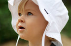 Ekenäs Sun Hat Baby White Lindberg