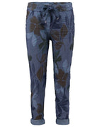 Elaine Ankle Trousers Women Dark Denim | Smilebutiken - Zabaione