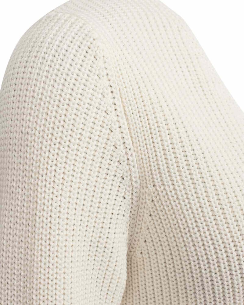 Ellis V-neck Sweater Women Off-white | Smilebutiken - Freequent