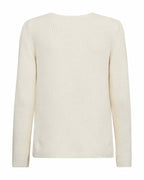 Ellis V-neck Sweater Women Off-white | Smilebutiken - Freequent