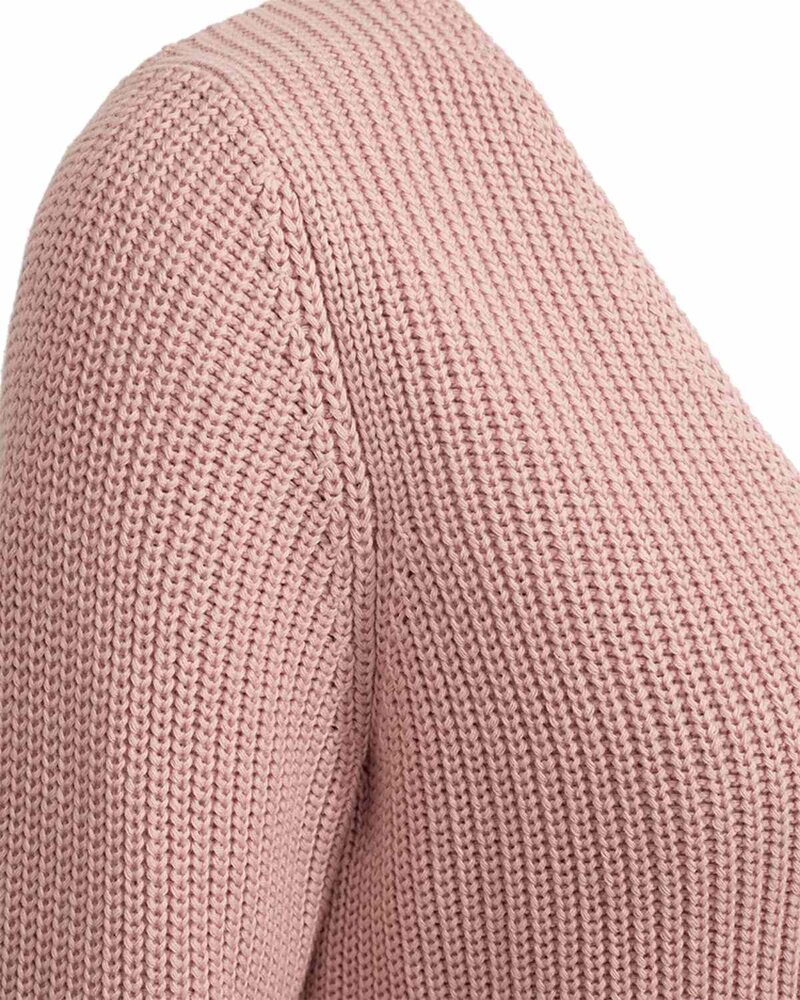 Ellis V-ringad Tröja Dam Pale Mauve | Smilebutiken - Freequent