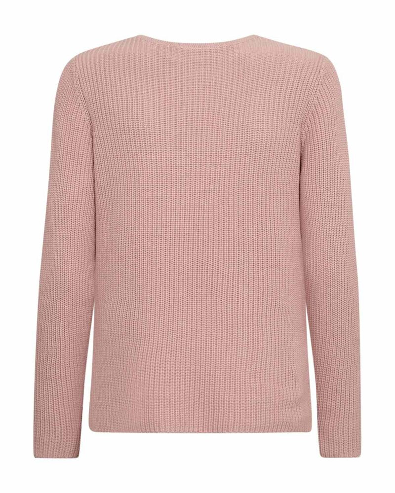 Ellis V-ringad Tröja Dam Pale Mauve | Smilebutiken - Freequent