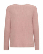 Ellis V-ringad Tröja Dam Pale Mauve | Smilebutiken - Freequent