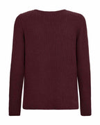 Ellis V-neck Sweater Women Port Royale | Smilebutiken - Freequent