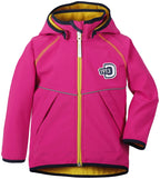 Elmån Softshell Jacket Kids Fuchsia Didriksons