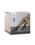 Emilia Tights 5-Pack Women Tan Wiges
