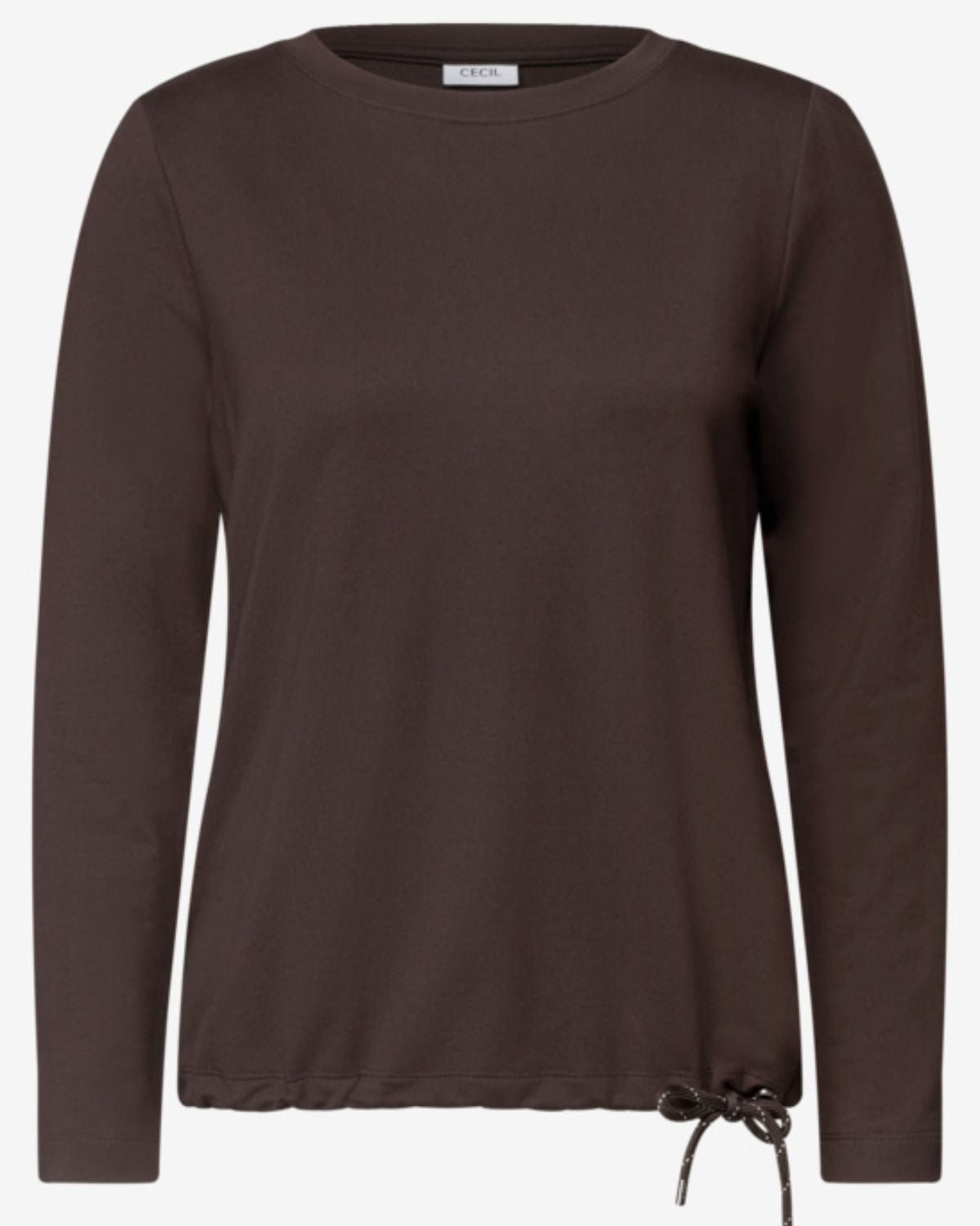 Esos Tröja med Dragsko Dam Brun Truffle Brown | Smilebutiken - Cecil
