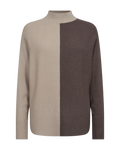 Mille Jumper Ladies Mushroom Mel W Dun Melange Freequent