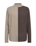 Mille Jumper Ladies Mushroom Mel W Dun Melange Freequent
