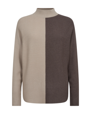 Mille Jumper Ladies Mushroom Mel W Dun Melange Freequent