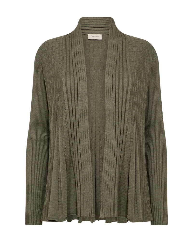 Claudisse Short Cardigan Dam Deep Lichen Green Mel Freequent