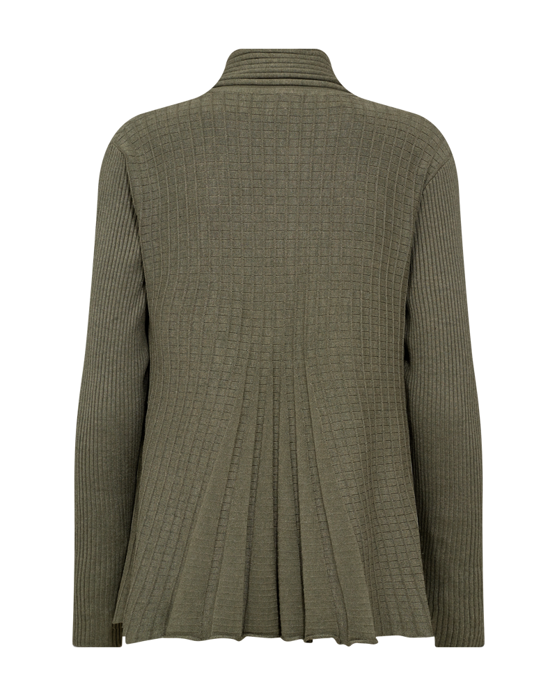Claudisse Short Cardigan Dam Deep Lichen Green Mel Freequent