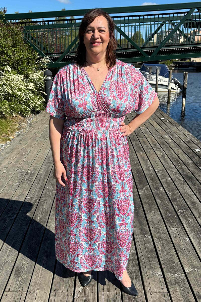 Fashion Bernadette Klänning Dam Pink CARAMELLE FASHION