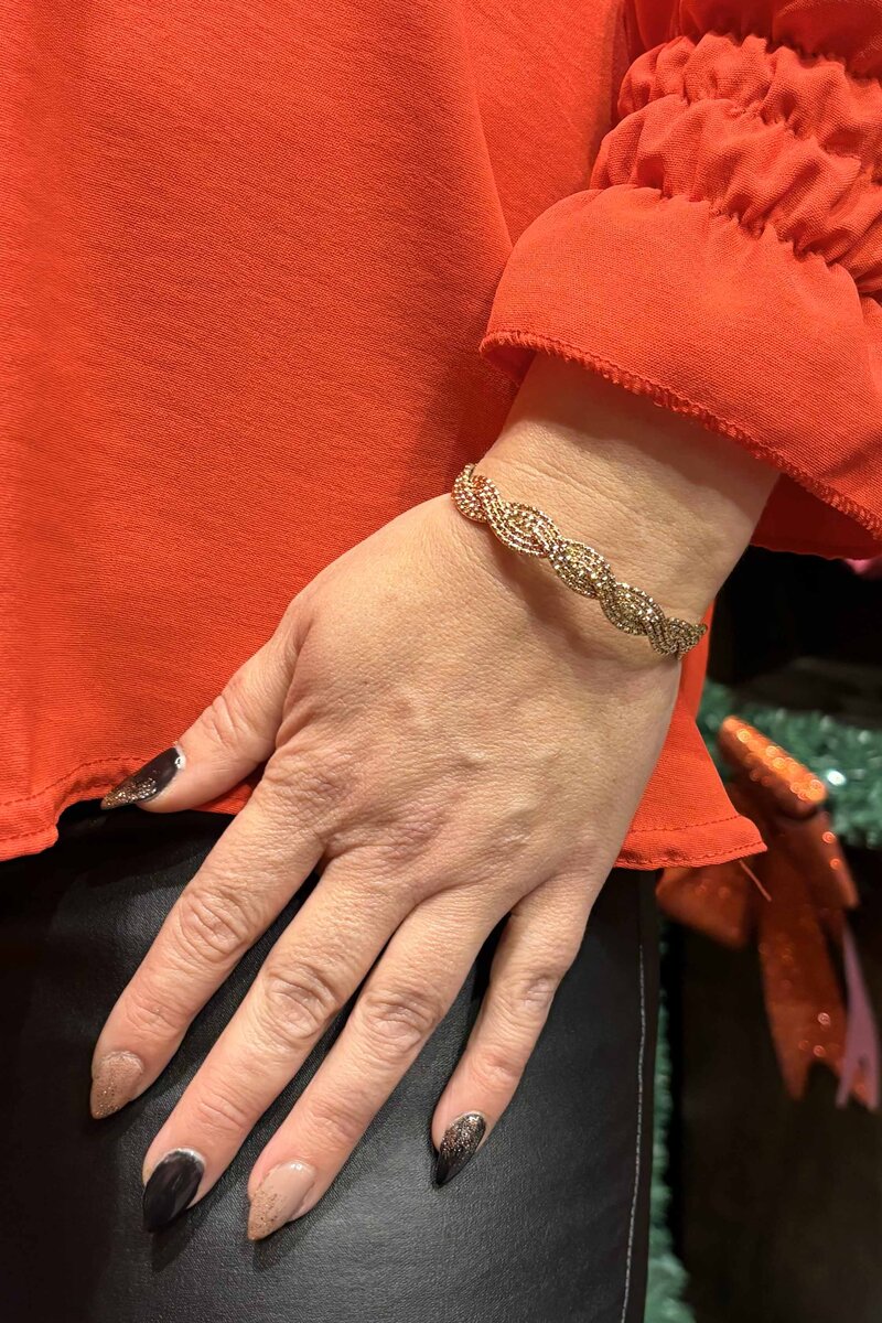 Fashion Jewelry Armband 1 Dam Gold CARAMELLE FASHION