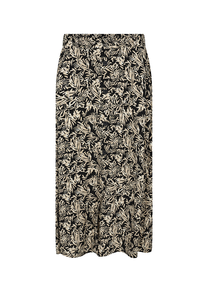 Faye 5 Midikjol Dam Black Combi | Smilebutiken - Soyaconcept