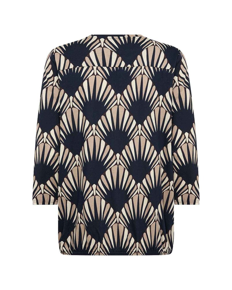 Felicity 555 Top Women Navy Combi | Smilebutiken - Soyaconcept