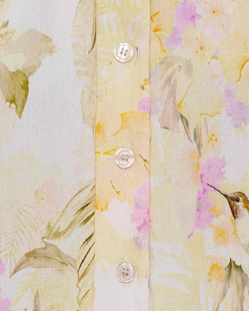 Felisa Floral Tunic Women Yellow Marta du Chateau | Smilebutiken - Marta du Chateau