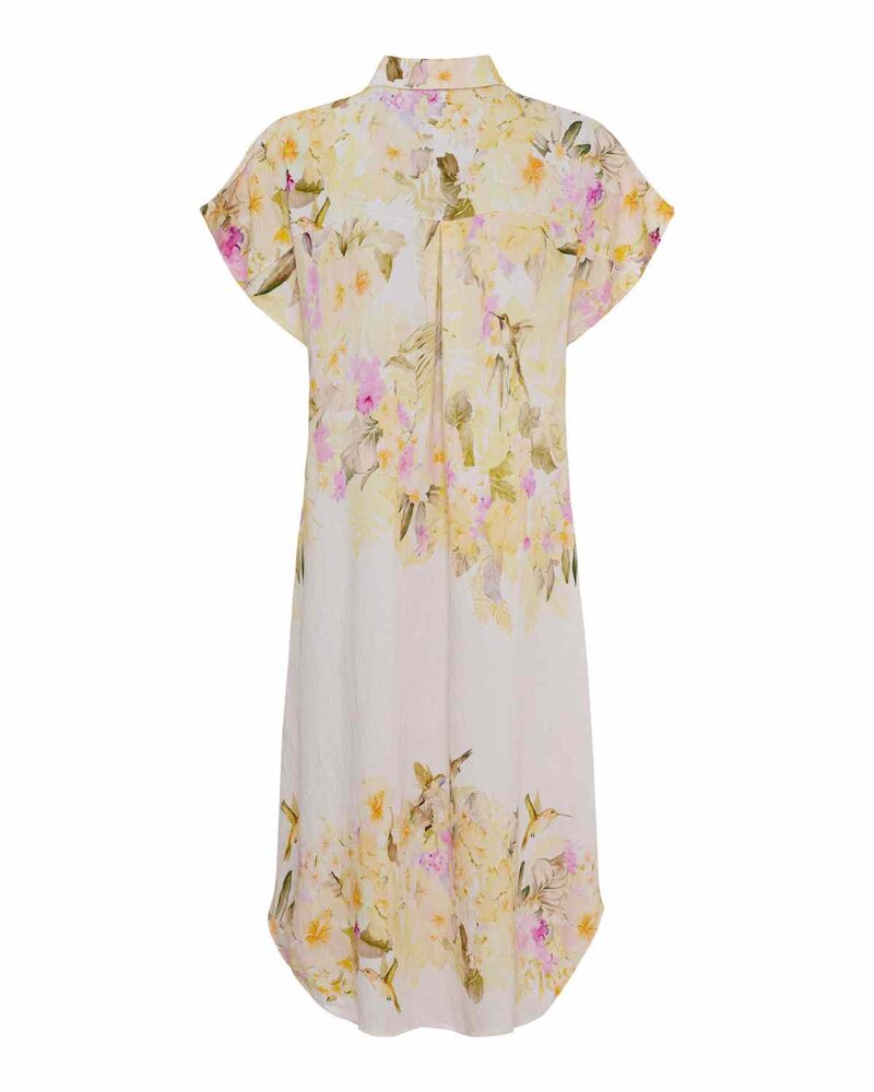Felisa Floral Tunic Women Yellow Marta du Chateau | Smilebutiken - Marta du Chateau