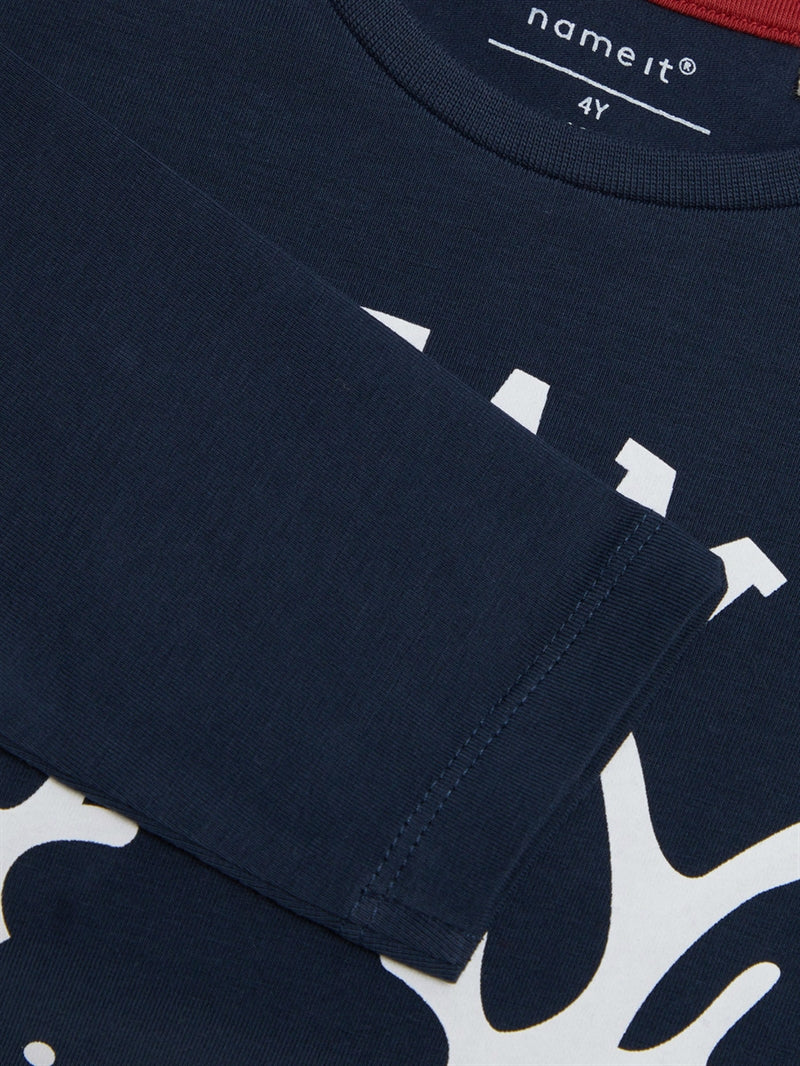 Fidear Ls Top Mini Dress Blues Name it