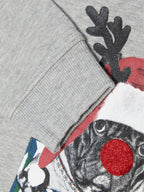 Fisanta Sweat Grey Melange Mini Name it