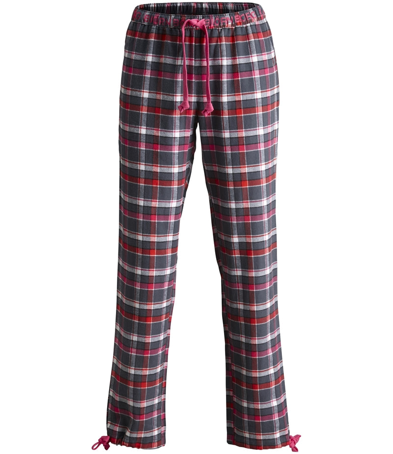 Flannel Trousers Kids Pink Patterned Björn Borg