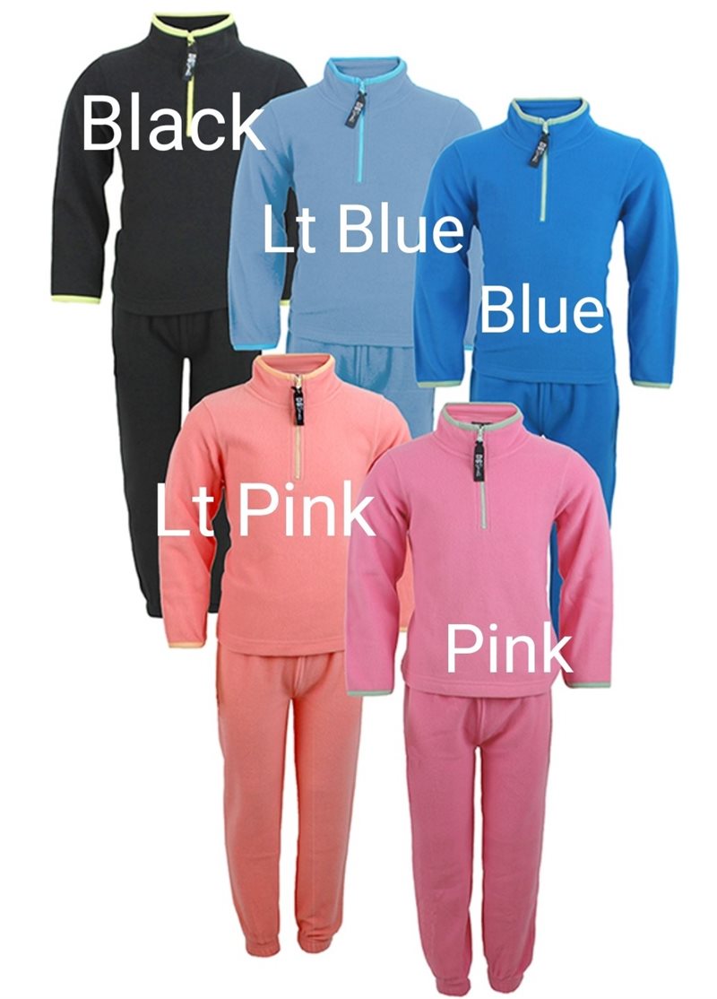 Fleece Set 1-pack Barn Halv Zip Carlsteins