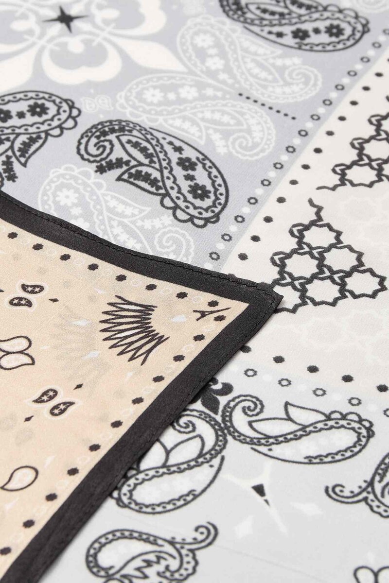 Girl 1 Scarf Ladies Black Combi | Smilebutiken - Soyaconcept