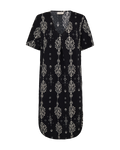 Floi Klänning Dam Black W Star Off-White | Smilebutiken - Freequent