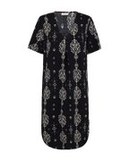Floi Klänning Dam Black W Star Off-White | Smilebutiken - Freequent