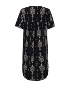 Floi Klänning Dam Black W Star Off-White | Smilebutiken - Freequent