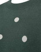 Flow Pullover Dam Dark Forest W Star Off-White | Smilebutiken - Freequent
