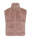 Fony Fuskpäls Väst Dam Pale Mauve | Smilebutiken - Freequent