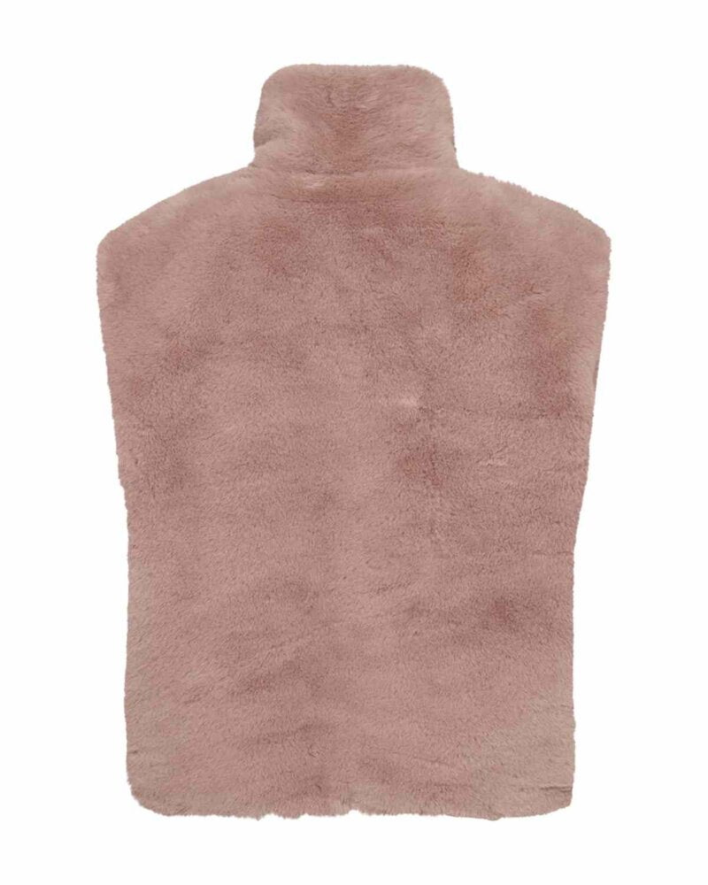 Fony Fuskpäls Väst Dam Pale Mauve | Smilebutiken - Freequent