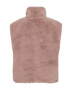Fony Fuskpäls Väst Dam Pale Mauve | Smilebutiken - Freequent