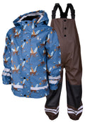Forshem Ofodrat Regnset Barn Blue Brown - Lindberg