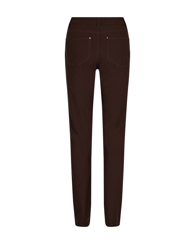 Adina Stretch Trousers Women Coffee Bean Freequent