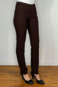 Adina Stretch Trousers Women Coffee Bean Freequent
