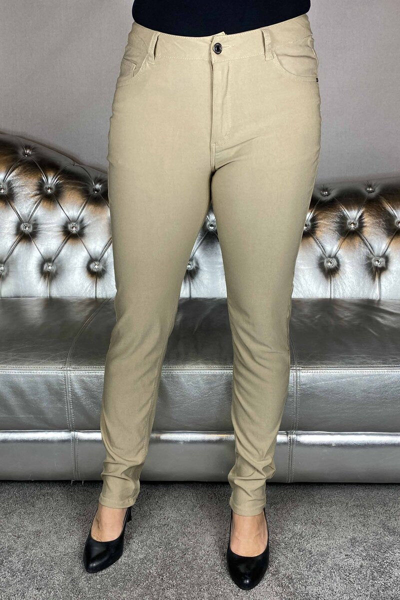 Adina Stretchbyxa Dam Silver Mink Freequent