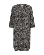 Adna Klänning Dam Black W Moonbeam Freequent
