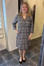 Adna Klänning Dam Navy Blazer W Moonbeam Freequent