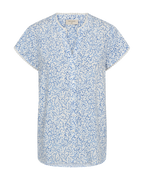 Adney Blouse Women Brilliant White W Deep Ultrama Freequent