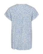 Adney Blouse Women Brilliant White W Deep Ultrama Freequent