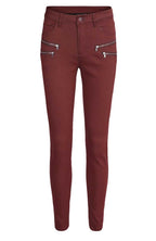 Aida PA Stretch Trousers 7/8 Women Zinfandel - Freequent