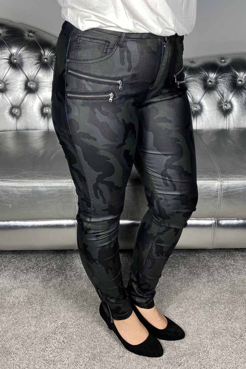 Aida Cooper 7/8 Skinnimitation Dam Camouflage - Freequent